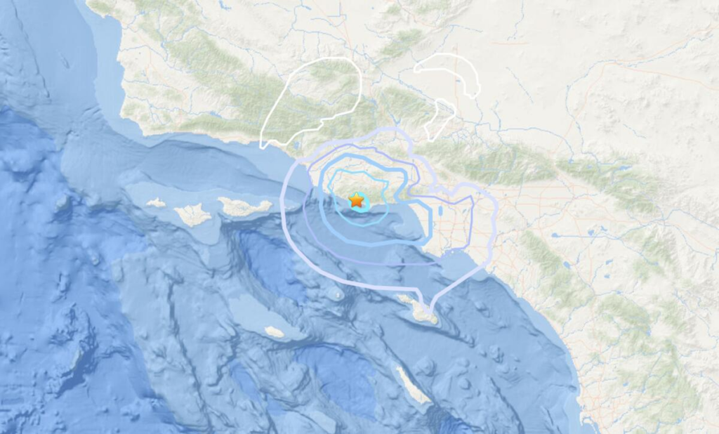 earthquake Los Angeles 2025